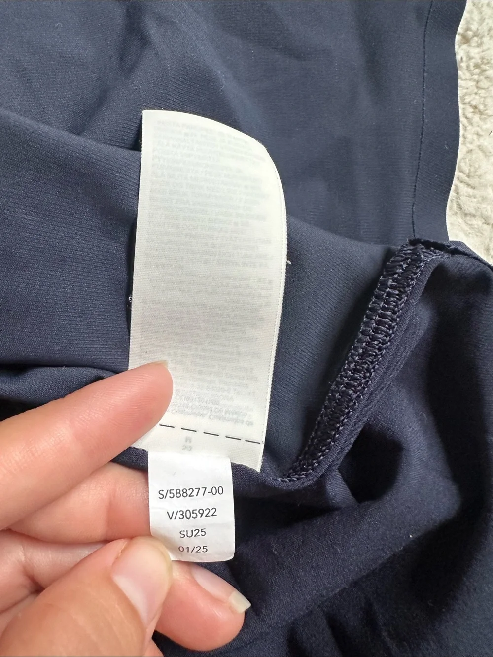 Athleta | Navy Blue Match Point Pleated Dress | Size Medium - Picture 8 of 11